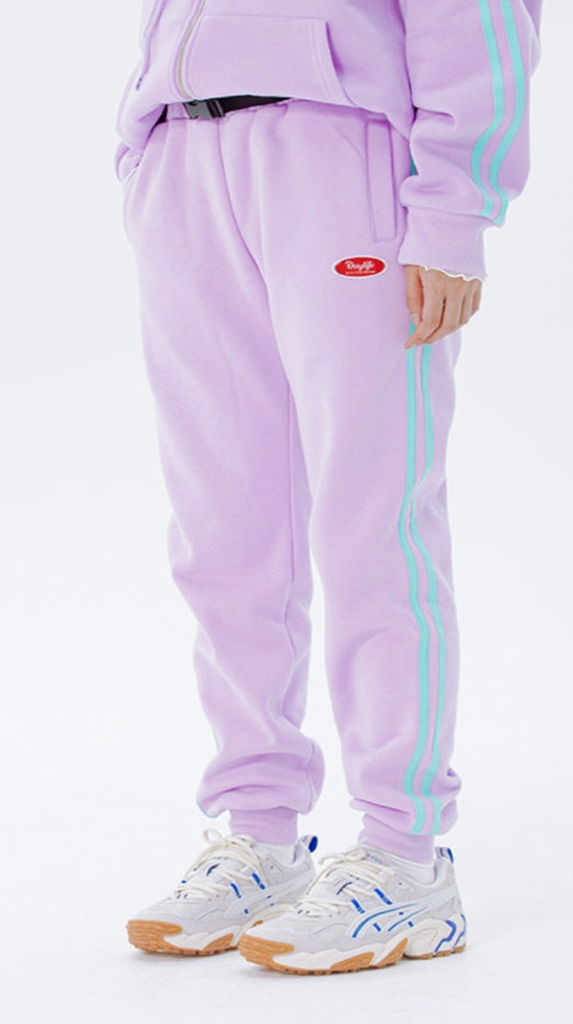 デイライフ(Daylife)  Daylife Line sweatpants (PURPLE)