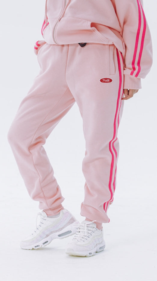 デイライフ(Daylife)  Daylife Line sweatpants (PINK)