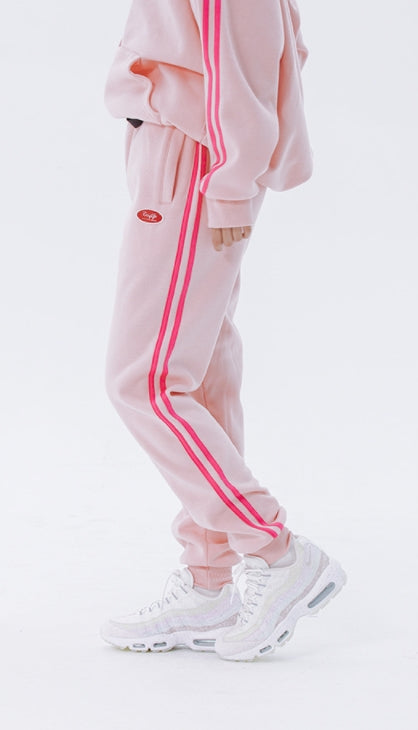デイライフ(Daylife)  Daylife Line sweatpants (PINK)