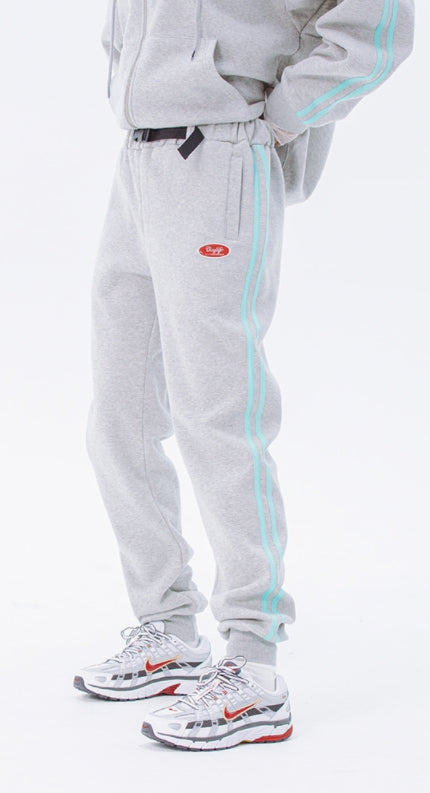 デイライフ(Daylife)  Daylife Line sweatpants (GREY)