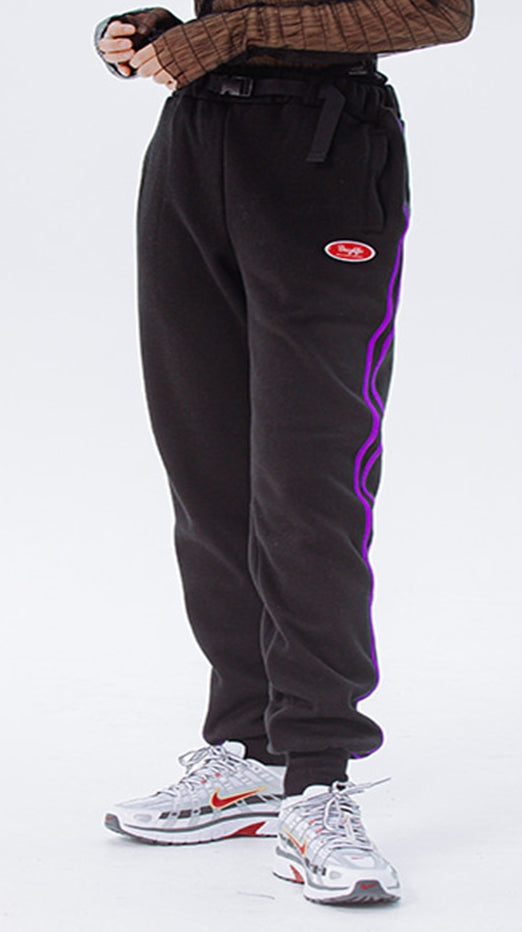 デイライフ(Daylife)  Daylife Line sweatpants (BLACK)