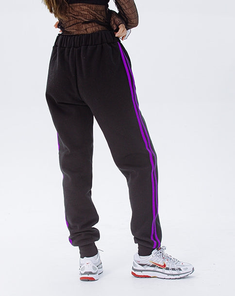 デイライフ(Daylife)  Daylife Line sweatpants (BLACK)