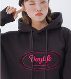 デイライフ(Daylife)  Daylife Logo hoodie (BLACK)