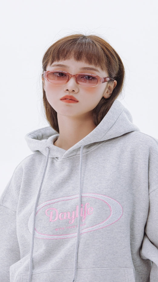 デイライフ(Daylife)  Daylife Logo hoodie (GREY)