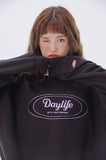 デイライフ(Daylife)  Daylife Logo sweatshirt (BLACK)