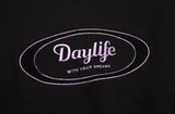 デイライフ(Daylife)  Daylife Logo sweatshirt (BLACK)