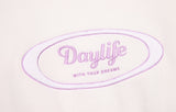 デイライフ(Daylife)  Daylife Logo sweatshirt (WHITE)