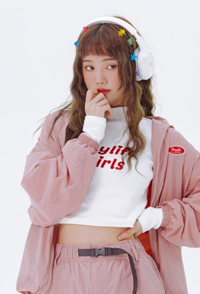 デイライフ(Daylife)  Daylife Half neck T-shirt (WHITE)