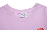 デイライフ(Daylife)  Daylife V-neck sweatshirt (PURPLE)