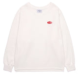 デイライフ(Daylife)  Daylife V-neck sweatshirt (WHITE)