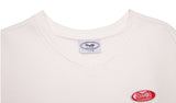 デイライフ(Daylife)  Daylife V-neck sweatshirt (WHITE)