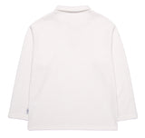 デイライフ(Daylife)  Daylife Collar long sleeve T-shirt (WHITE)