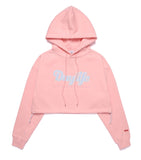 デイライフ(Daylife)  Daylife Cropped hoodie (PINK)