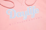 デイライフ(Daylife)  Daylife Cropped hoodie (PINK)