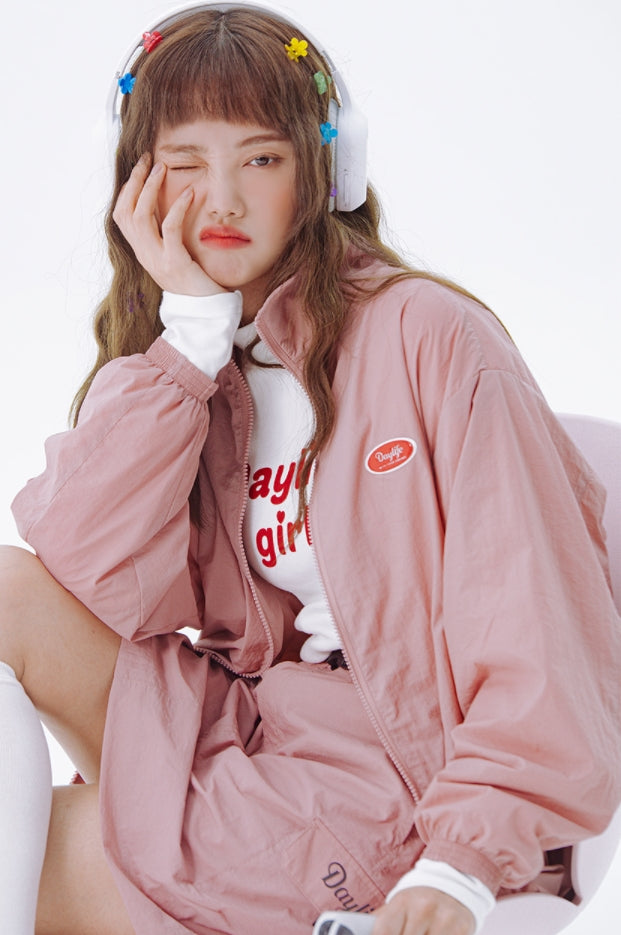 デイライフ(Daylife)  Daylife Reflective jacket (PINK)