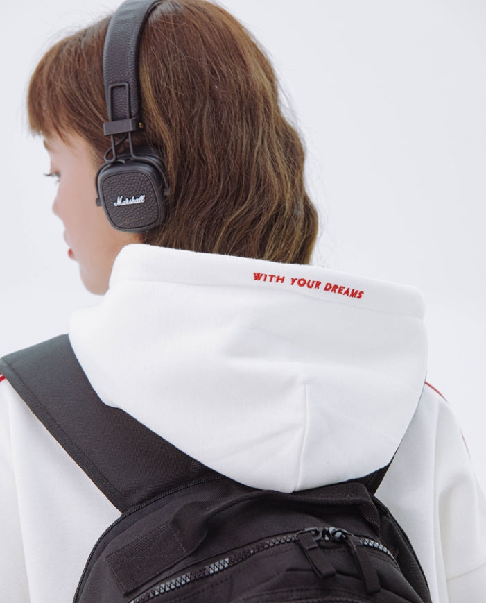 デイライフ(Daylife)  Daylife Line hood zip up (WHITE)