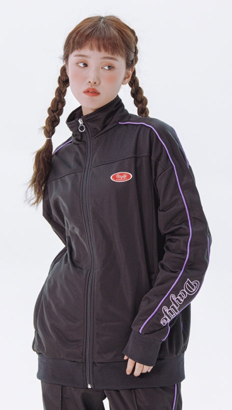 デイライフ(Daylife)  Daylife Logo track jacket (BLACK)