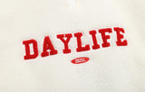 デイライフ(Daylife)  Daylife Fleece anorak jacket (IVORY)