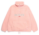 デイライフ(Daylife)  Daylife Fleece anorak jacket (PINK)