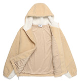 デイライフ(Daylife)  Daylife Fleece hooded jacket (BEIGE)