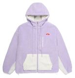 デイライフ(Daylife)  Daylife Fleece hooded jacket (PURPLE)