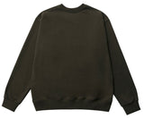 アクメドラビ(acme' de la vie)  FULL LOGO PATCH EMBROIDERY SWEAT SHIRT KHAKI BROWN