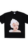 アクメドラビ(acme' de la vie) ADLV BABY FACE SHORT SLEEVE T-SHIRT BLACK BUBBLE