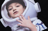 アクメドラビ(acme' de la vie) ADLV BABY FACE SHORT SLEEVE T-SHIRT BLACK ASTRONAUT