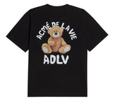 アクメドラビ(acme' de la vie) TEDDY BEAR (BEAR DOLL) SHORT SLEEVE T-SHIRT BLACK