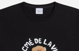 アクメドラビ(acme' de la vie) TEDDY BEAR (BEAR DOLL) SHORT SLEEVE T-SHIRT BLACK