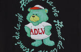 アクメドラビ(acme' de la vie) GREEN BEAR SHORT SLEEVE T-SHIRT BLACK