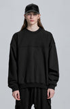 ディープリーク(DPRIQUE) OVERSIZED SWEATSHIRT - BLACK