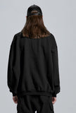 ディープリーク(DPRIQUE) OVERSIZED SWEATSHIRT - BLACK