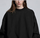 ディープリーク(DPRIQUE) PANEL SWEATSHIRT - BLACK