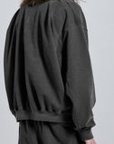 ディープリーク(DPRIQUE) WASHED SWEATSHIRT - BLACK