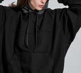 ディープリーク(DPRIQUE) WASHED CONTRAST HOODIE - BLACK