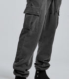 ディープリーク(DPRIQUE)  WASHED CARGO PANTS - BLACK