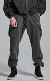 ディープリーク(DPRIQUE)  WASHED CARGO PANTS - BLACK