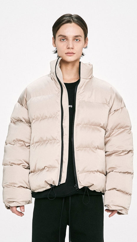 ディープリーク(DPRIQUE) OVERSIZED PADDED JACKET - BEIGE