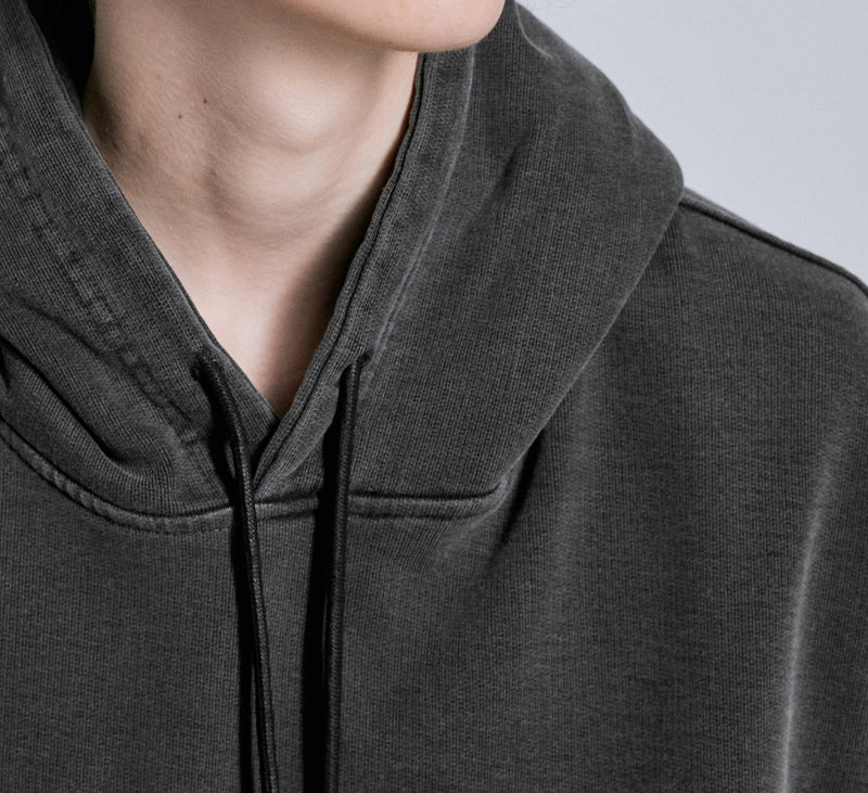 ディープリーク(DPRIQUE) WASHED HOODIE - BLACK