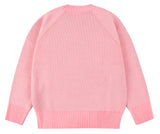 ワンダービジター(WONDER VISITOR)     TCW Flower Jacquard Knit [Pink]