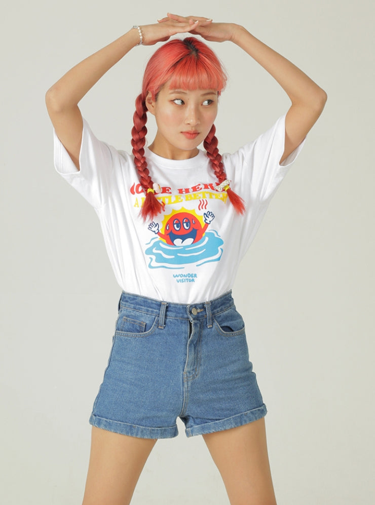 ワンダービジター(WONDER VISITOR) Summer villain T shirt