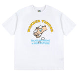 ワンダービジター(WONDER VISITOR)  Hand washing T-shirt