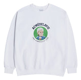 アクメドラビ(acme' de la vie)  ADLV BABY FACE SWEATSHIRT WHITE MINI WHITE CAP