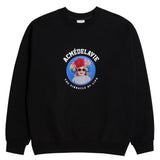 アクメドラビ(acme' de la vie)  ADLV BABY FACE SWEATSHIRT BLACK MINI RAINBOW HAIR