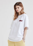アクメドラビ(acme' de la vie) SHAKEN V LOGO SHORT SLEEVE T-SHIRT WHITE