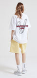 アクメドラビ(acme' de la vie) SHAKEN V LOGO SHORT SLEEVE T-SHIRT WHITE