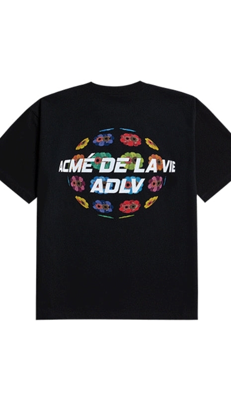 アクメドラビ(acme' de la vie) DONUT MIRROR BALL SHORT SLEEVE T-SHIRT BLACK