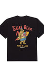 アクメドラビ(acme' de la vie) SURFING BEAR SHORT SLEEVE T-SHIRT BLACK