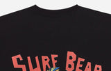 アクメドラビ(acme' de la vie) SURFING BEAR SHORT SLEEVE T-SHIRT BLACK